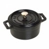 Zestaw 6 Mini Cocotte 10 Cm Czarny La Cocotte Staub